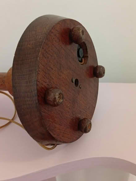 Photo of free Vintage Oak lamp base (Buxworth SK23) #2