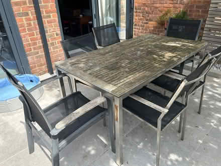 Photo of free Garden table and chairs (Chiswick W4) #3
