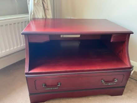 Photo of free Mahogany TV stand (Maidstone ME158) #1