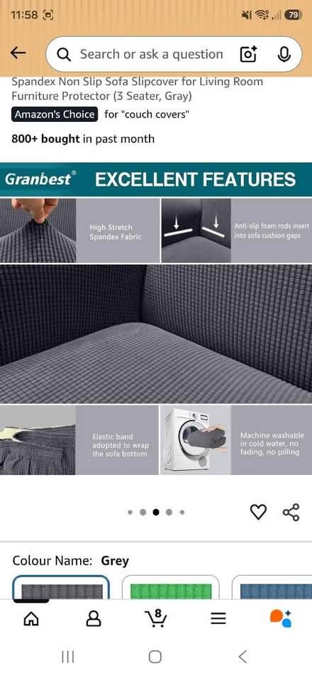 Photo of free 3 seater sofa cover (Crawley Down RH10) #2