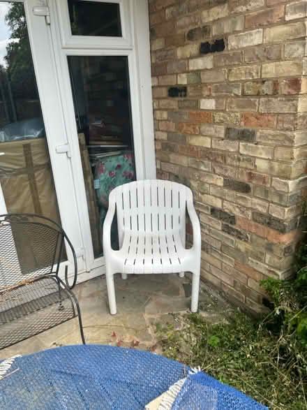 Photo of free Alibert outdoor staking chair x 4 (Foxton CB22) #1