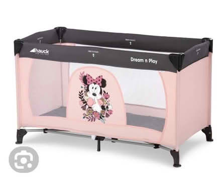 Photo of free Minnie Mouse Travel cot (Newport Pagnell MK16) #1