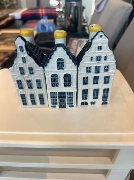 Photo of free Three decorative miniature ceramic Dutch houses (Lavender Hill SW11) #1