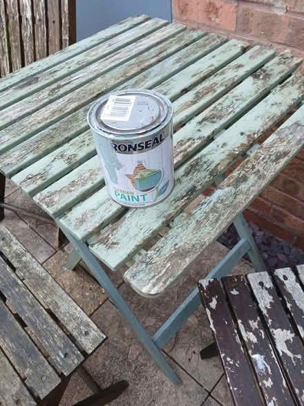 Photo of free Garden table and chairs (Oakenshaw B98) #3