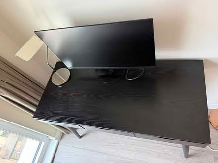 Photo of free Black wooden desk (Blackhorse Road E17) #4