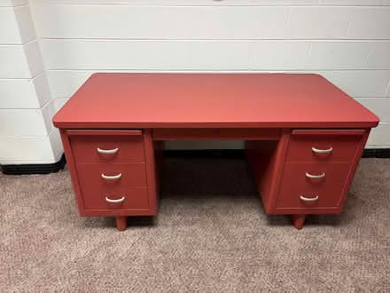 Photo of free Painted metal desk (Furlong) #1