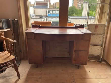 Photo of free Vintage wooden tall desk (Elephant and Castle SE17) #1