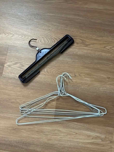Photo of free 7 metal hangers plus one trs hanger (Northcourt OX14) #1