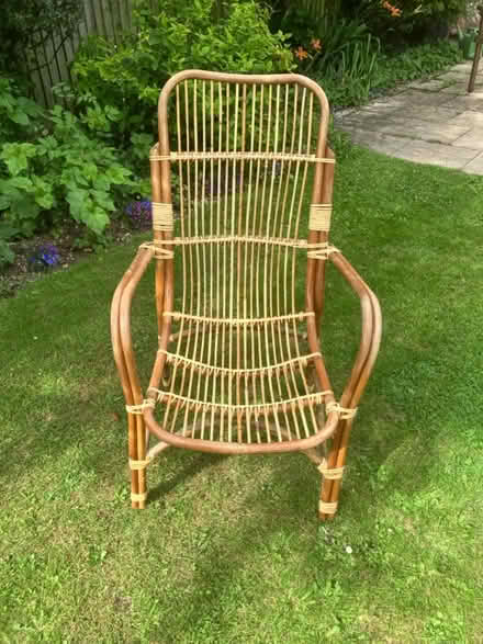 Photo of free Bamboo conservatory chair (HP27 Lacey Green) #1