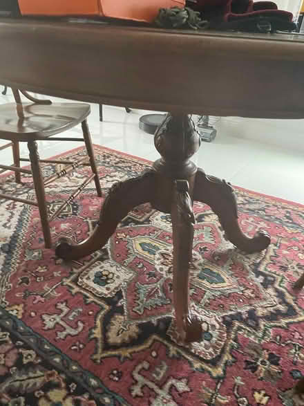 Photo of free 4 set round wood table w/2 chairs (Bartow in Taylor landing) #2