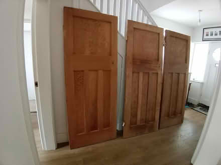 Photo of free 3 x 1930s Pine Doors (Dore S17) #1