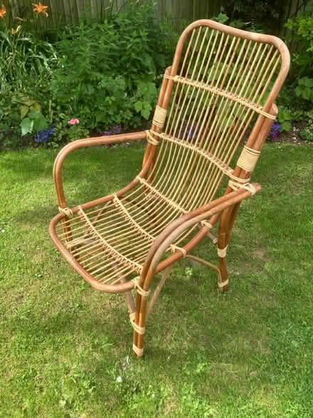 Photo of free Bamboo conservatory chair (HP27 Lacey Green) #2