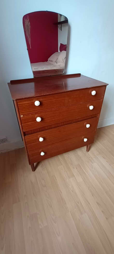 Photo of free Chest of drawers, vintage (EH6 8SG) #1