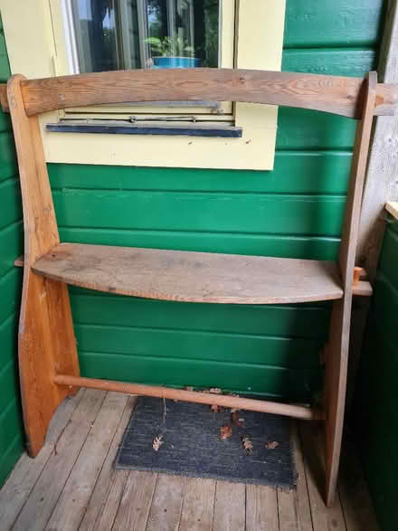 Photo of free Wooden shelf unit (Ashurst Wood RH19) #1