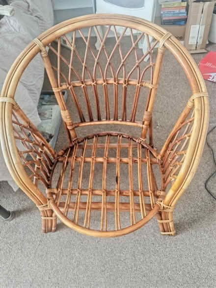 Photo of free Wicker chair (Bh6 3qr) #1