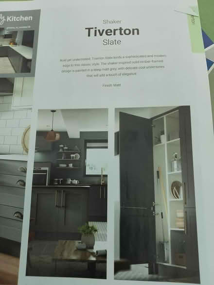 Photo of free WICKES Tiverton Slate Kitchen Parts (Downham Market PE38) #1