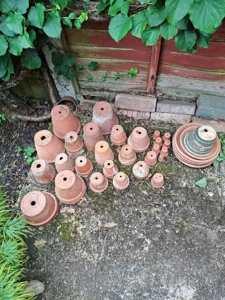 Photo of free Terracotta plant pots (ONE LOT) (Harefield SO19) #1