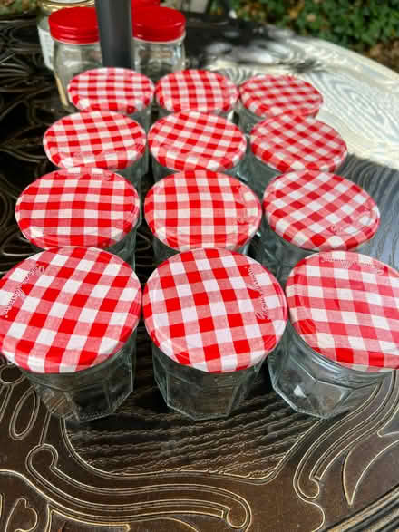 Photo of free Empty glass jars - Bonne Maman 370 g (Surbiton KT6) #1