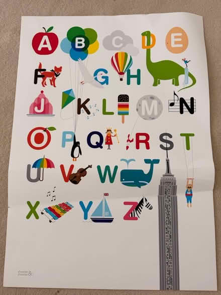Photo of free Kids Alphabet Poster (Esher KT10) #1