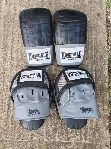 Photo of free Boxing gloves and pads (Arlesey - SG15) #1