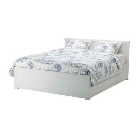 Photo of free Double bed frame w/ drawers (no mattress) (Cliddesden RG22) #1