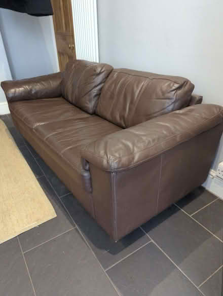 Photo of free Leather sofa (Silverdale LA5) #2