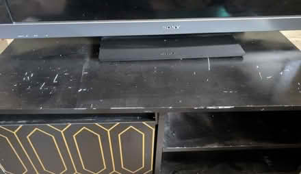 Photo of free Black TV stand (Etchinghill CT18) #3