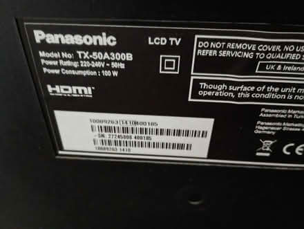 Photo of free Panasonic 50 inch TV (Little Chalfont HP6) #2