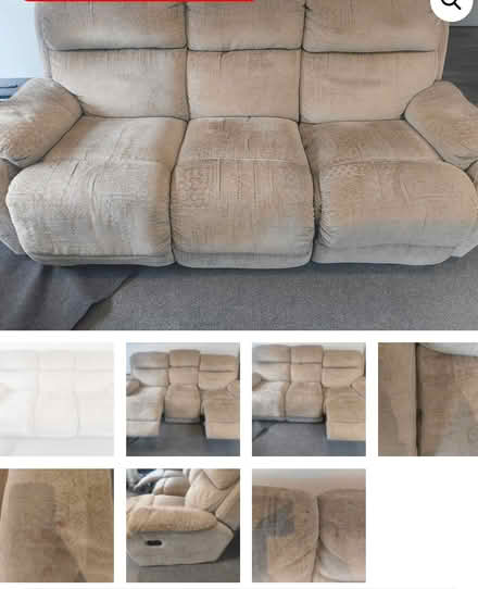 Photo of free Beige reclining sofa (Stapleford SG14) #1