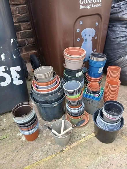 Photo of free Plastic Plant Pots (Gosport PO12) #1