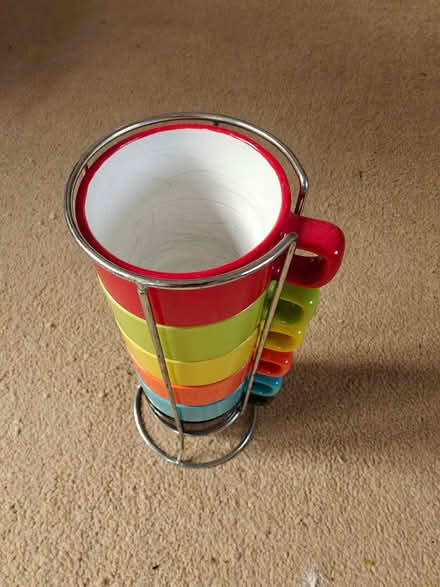 Photo of free Stack of 6 small coffee cups (Spring Barn BN7) #4