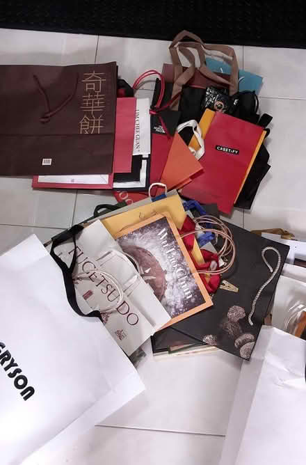 Photo of free Huge Lot Designer Carrier Bags (50) (Queenstown, near MRT) #2
