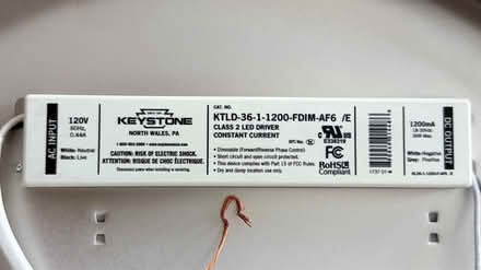 Photo of free Modern circular led light (Vienna, lawyer rd) #2