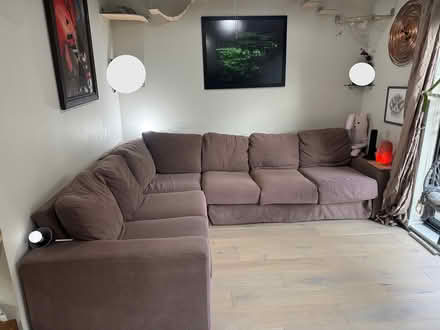 Photo of free Large corner sofa (Cambridge station area) #3