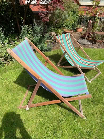 Photo of free Deck Chairs (Chorlton M21) #1