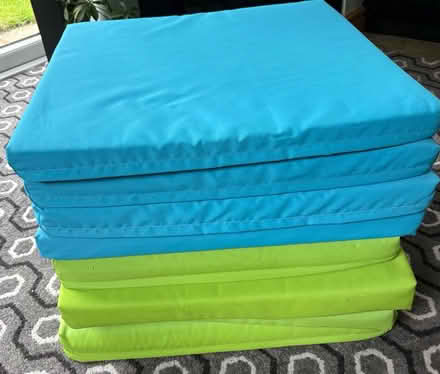 Photo of free 8 outdoor waterproof cushions (Riddlesden) #1