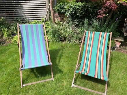 Photo of free Deck Chairs (Chorlton M21) #2