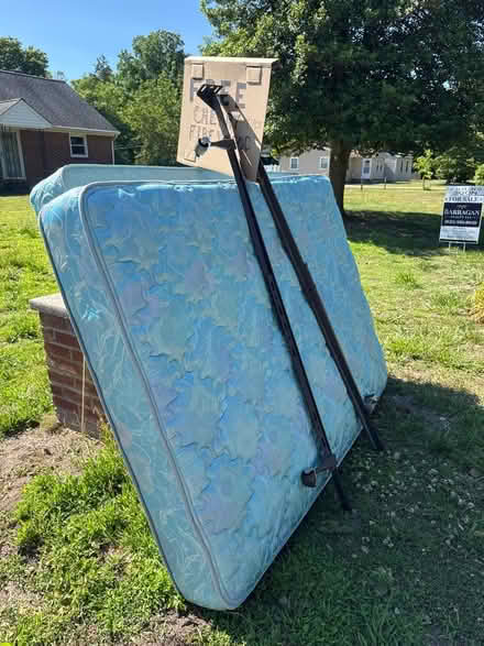 Photo of free Mattress, Boxspring, metal frame (Bridgeton NJ) #1
