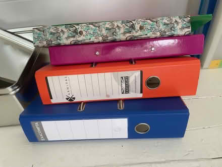 Photo of free Lever arch files, document holders (Haringey, near St Ann's, N15) #1