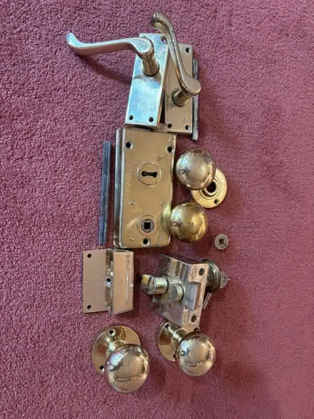 Photo of free brass door handles (Murton/Hilton CA16) #1