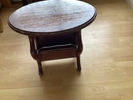 Photo of free Small shabby table/magazine rack (Ashton-in-Makerfield WN4) #3