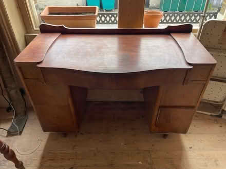 Photo of free Vintage wooden tall desk (Elephant and Castle SE17) #2
