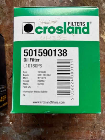 Photo of free Car Oil Filters (Llanbister Road LD1) #2