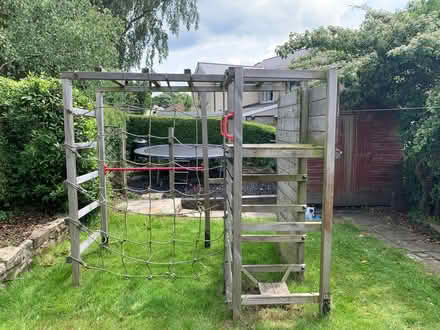 Photo of free Wooden climbing frame (Crosspool S10) #1
