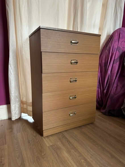 Photo of free 5 drawer chest of drawers. (Chorley PR6) #2