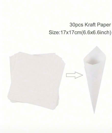 Photo of free Confetti tray & 30 cones (SE4) #3