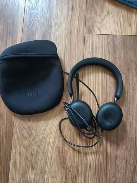 Photo of free Jabra headphones with mic and case (Friern Barnet, N11) #1