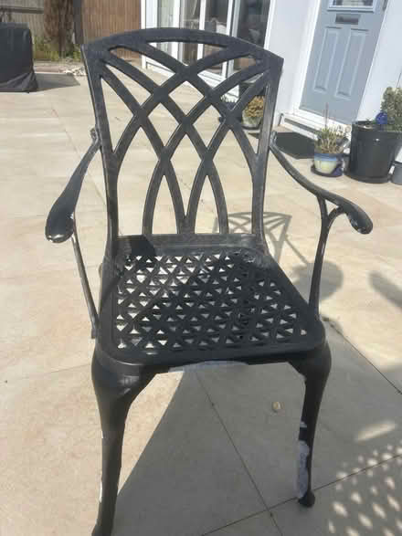 Photo of free 6 Aluminium Garden Chairs (St. Margaret's at Cliffe CT15) #1