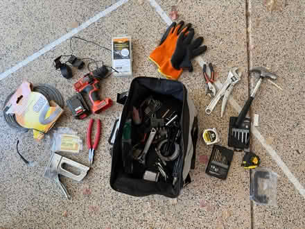 Photo of free Mixed bag of tools and things (West Menlo Park) #1