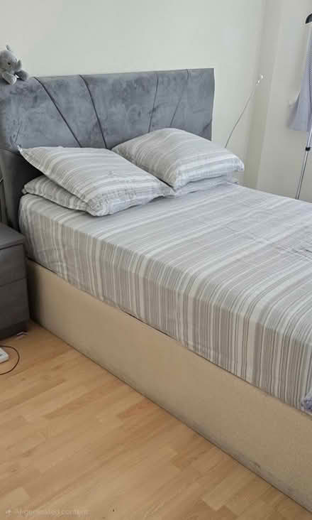 Photo of free king size bed base and Headboard (North Harrow) #1